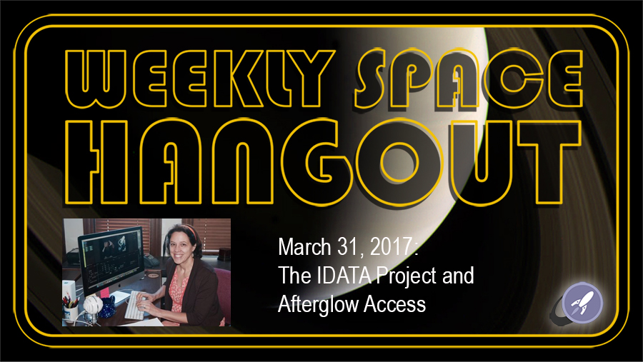 Weekly Space Hangout flyer